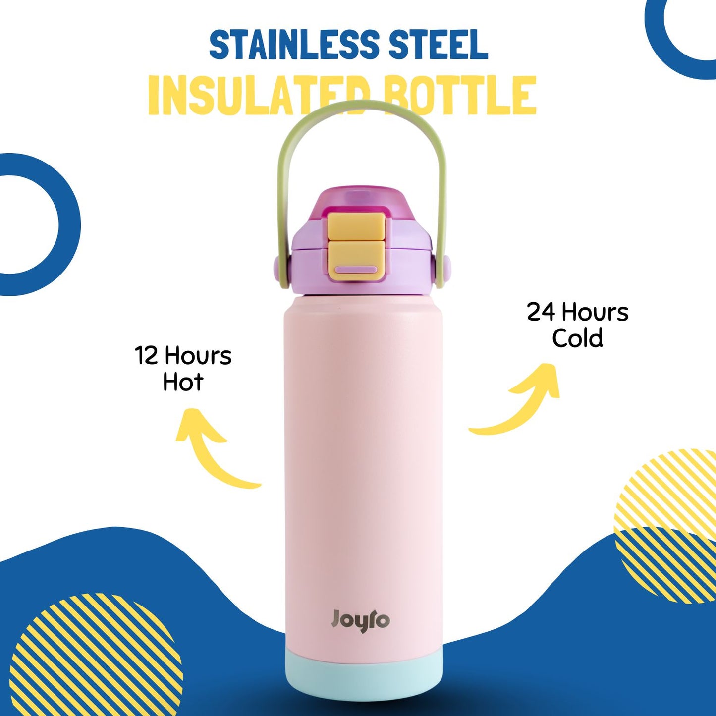Dual Lid 750ml Stainless Steel Bottle